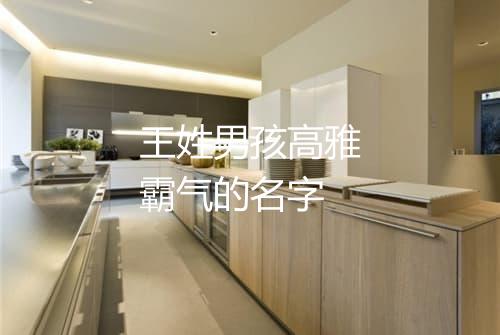 王姓男孩高雅霸气的名字